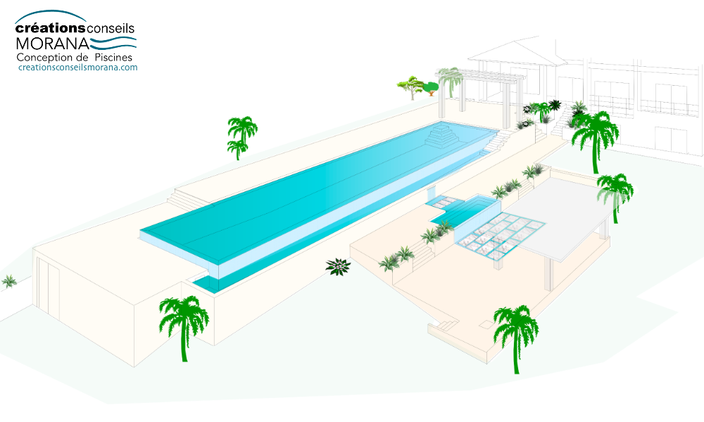 Plan de piscine